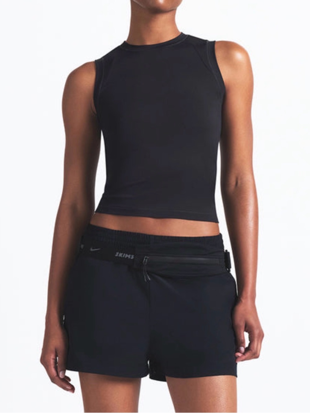 NWT NikeSkims airy muscle tee size medium color obsidian